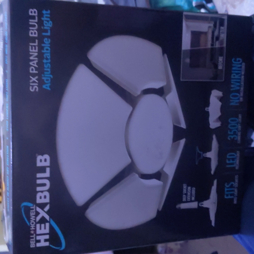 6 panel Hex Bulb